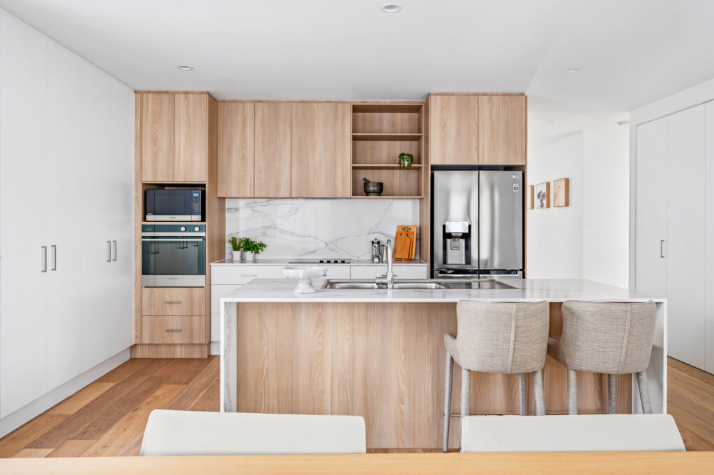 Picture of the kitchen of the Acacia villa type at Green Ridge Hunter Valley